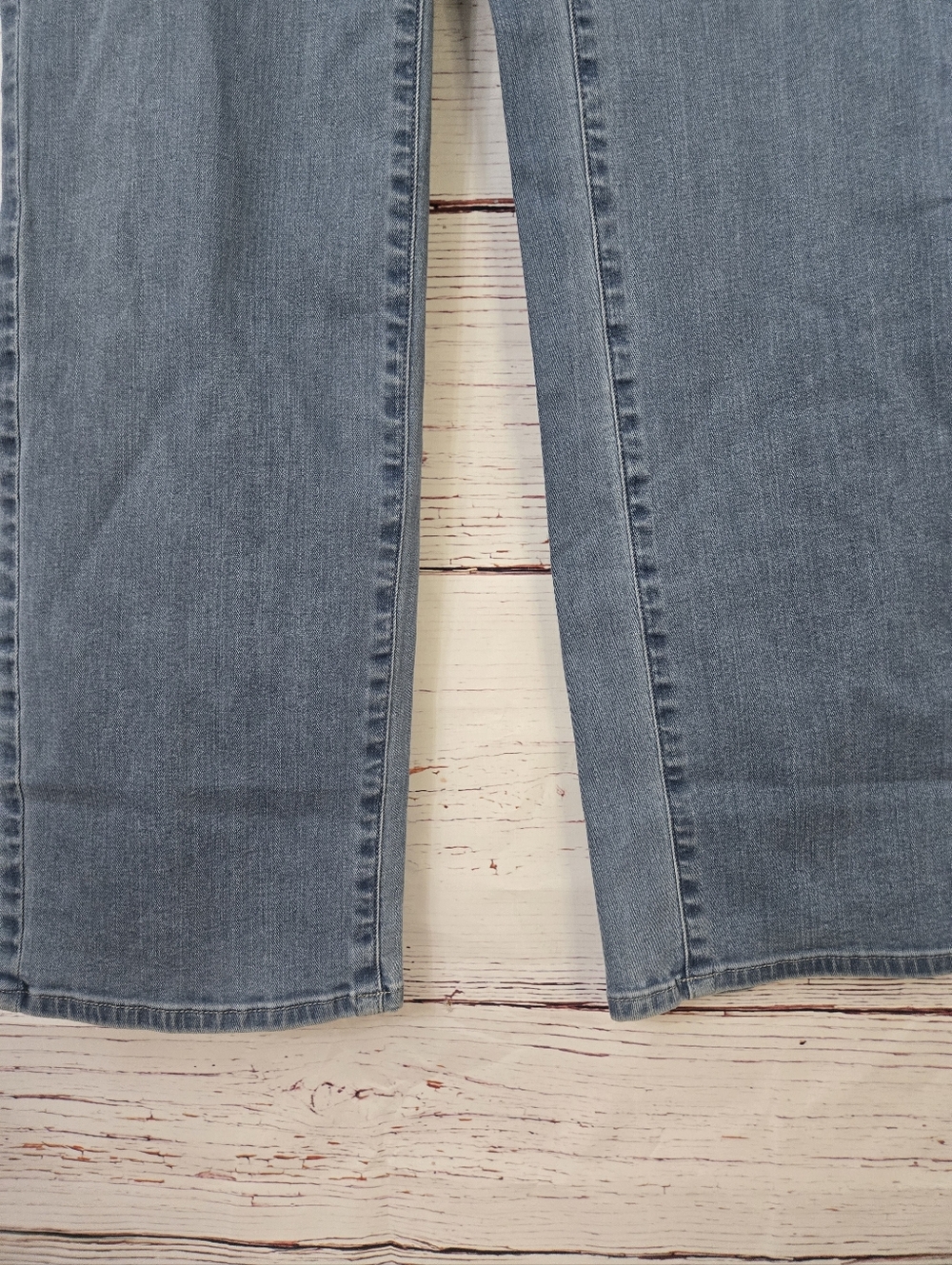 NWOT NYDJ Bailey Relaxed Straight Jeans 14W Women Blue Lift Tuck Denim - Picture 3 of 14